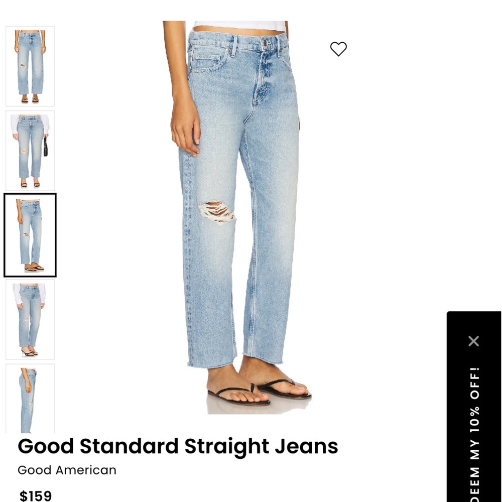 Good American High Rise baggy Jeans - Picture 3 of 12